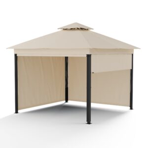 Blumfeldt Grandezza Cortina záhradný altánok 3x3 m, odolný voči poveternostným vplyvom, prášková farba, bočné rolety Ampera.SK