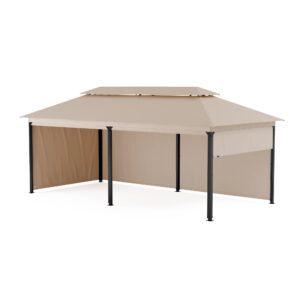 Blumfeldt Grandezza Cortina záhradný altánok 3x6 m, odolný voči poveternostným vplyvom, prášková farba, bočné rolety Ampera.SK
