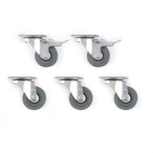 Blumfeldt Hiddensee, kolieska na prepravu plážového sedenia, prepravné kolieska s brzdou, 50 x 17 cm, max. 500 kg Ampera.SK