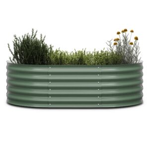 Blumfeldt High Grow Extended, vzvýšený záhon, 150 x 43 x 60 cm, z vlnitého oceľového plechu, jednoduchá montáž, odolný voči hrdzi a mrazu Ampera.SK