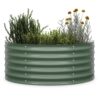 Blumfeldt High Grow Half Circle, polkruhový vyvýšený záhon, 105x43x60 cm, z vlnitého oceľového plechu, jednoduchá montáž, odolný voči hrdzi a mrazu Ampera.SK