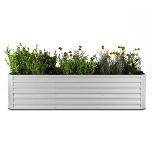 Blumfeldt High Grow Straight vyvýšený záhon, 1440 L, Ergonomický, Odolný voči poveternostným vplyvom, Otvorená základňa Ampera.SK