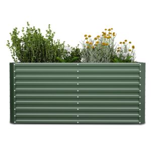 Blumfeldt High Grow Straight vyvýšený záhon, 1800 L, Ergonomický, Odolný voči poveternostným vplyvom, Otvorená základňa Ampera.SK