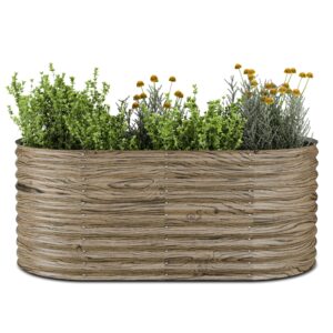 Blumfeldt High Grow vyvýšený záhon, 1169 L, Ergonomický, Odolný voči poveternostným vplyvom, Oválny Ampera.SK