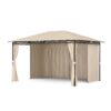 Blumfeldt Mondo 3x4 altánok s kovovým rámom a 4 bočnými stenami Ampera.SK