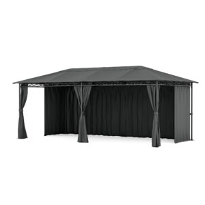 Blumfeldt Mondo 3x6 altánok s kovovým rámom a 4 bočnými stenami Ampera.SK