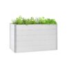 Blumfeldt Nova Grow, záhradný záhon, 150 x 91 x 100 cm, WPC, drevený vzhľad, biely Ampera.SK