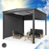 Blumfeldt Pantheon Cortina Solid Sky, pergola, prístrešok, 3 x 4 m, polykarbonát Ampera.SK