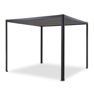 Blumfeldt Pantheon RemoteShade, pergola, motorizovaná strecha, 3 x 3 m, 280 g/m², sivá Ampera.SK