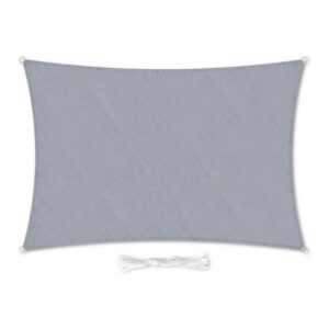 Blumfeldt Pravouhlá slnečná clona, 2 x 4 m, s upevňovacími okami, polyester, priedušná Ampera.SK