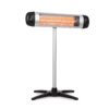 Blumfeldt Rising Sun, infračervený ohrievač, 2500 W, výškovo nastaviteľný, hliník Ampera.SK
