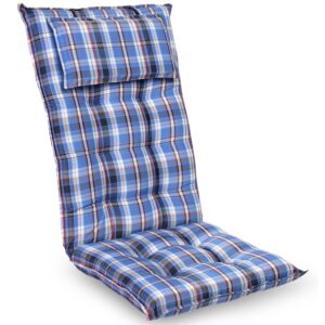 Blumfeldt Sylt, čalúnená podložka, podložka na stoličku, podložka na vyššie polohovacie kreslo, vankúš, polyester, 50 × 120 × 9 cm Ampera.SK