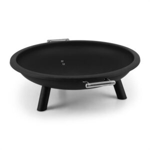 Blumfeldt Trino, ohnisko, kôš na oheň, krb na terasu, Ø 80 cm, oceľ, čierne Ampera.SK