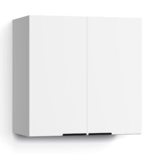 Blumfeldt WoodVista vysoká skrinka, Soft-Close, hliníkové rukoväte, udržateľné materiály Ampera.SK