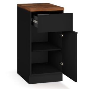 Blumfeldt WoodVista zásuvková skriňa, Robustná MDF pracovná doska, Soft-Close pánty, Hliníkové úchyty Ampera.SK