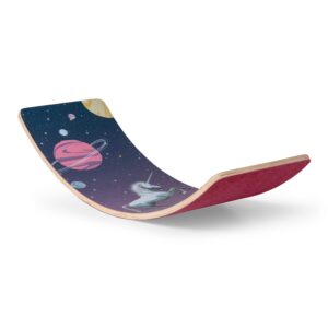 BoarderKING Balance Board Kids, protišmykový plstený poťah, od 3 rokov Ampera.SK