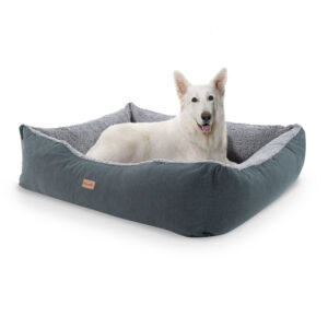 Brunolie Emma, pelech pre psa, kôš pre psa, možnosť prania, protišmykový, priedušný, obojstranný matrac, vankúš, veľkosť L (100 × 30 × 90 cm) Ampera.SK