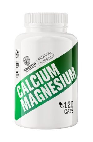 Calcium+Magnesium - Swedish Supplements 120 kaps. Swedish Supplements www.ampera.sk