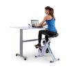 Capital Sports Azura Desk Bike, domáci rotoped, stacionárny bicykel, cyklotrenažér, záťažové koleso 7,5 kg, remeňový pohon Ampera.SK