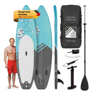 Capital Sports Lanikai Cruiser 9.8, nafukovací paddelboard, súprava so SUP doskou, 305 × 77 × 10 Ampera.SK