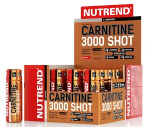 Carnitine 3000 Shot - Nutrend 20 x 60 ml. Jahoda Nutrend www.ampera.sk