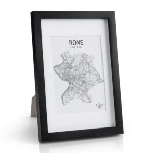 Casa Chic Brighton, rám na obrázky, sklo, DIN A4 s paspartou, pravé drevo Ampera.SK