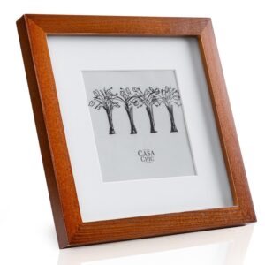 Casa Chic Bristol, rám na obrázky, sklo, 20 x 20 cm s paspartou, pravé drevo Ampera.SK