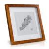 Casa Chic Bristol, rám na obrázky, sklo, 25 x 25 cm s paspartou, pravé drevo Ampera.SK