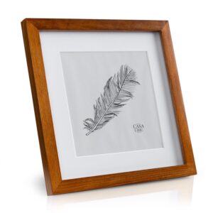 Casa Chic Bristol, rám na obrázky, sklo, 25 x 25 cm s paspartou, pravé drevo Ampera.SK