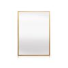 Casa Chic Croxley Nástenné zrkadlo v kovovom ráme obdĺžnikové 90 x 60 cm Ampera.SK