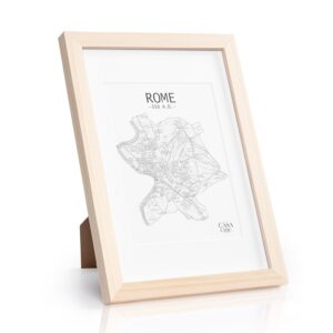 Casa Chic Edinburgh, rám na obrázky, obdĺžnikový, A4 fotky 28,8 x 20 cm, pasparta, pravé drevo Ampera.SK