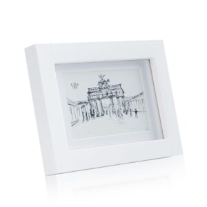 Casa Chic Everton, rám na obrázky, obdĺžnikový, fotky 14 x 9 cm, pasparta, sklo Ampera.SK