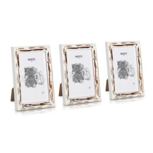 Casa Chic Lancaster, rámy na obrázky, obdĺžnikové, sada 3 rámov, fotky 17 x 12 cm, pasparta, drevo Ampera.SK