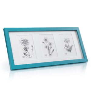 Casa Chic Moorgate, obdĺžnikový obrazový rám, 1 rám na 3 obrázky, 15 x 10 cm, pasparta, drevo Ampera.SK