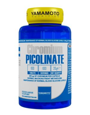 Chromium Picolinate (chróm vo forme pikolinátu) - Yamamoto  100 tbl. Yamamoto www.ampera.sk