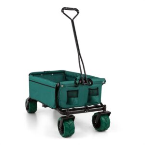 DURAMAXX The Green Bollerwagen ručný vozík skladací 70 kg 90 l široké kolesá 10 cm zelený Ampera.SK