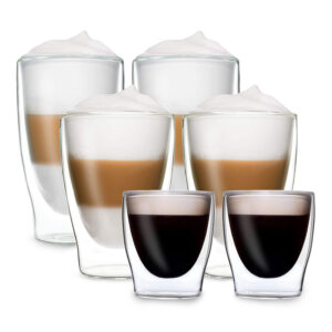 Feelino DUOS, dvojstenné poháre, 2 x 80, 310, 400 ml Ampera.SK