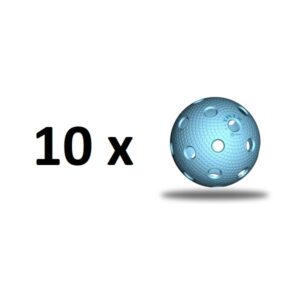 Florbalová loptička TRIX IFF - azúrová - 10 ks TRIX www.ampera.sk