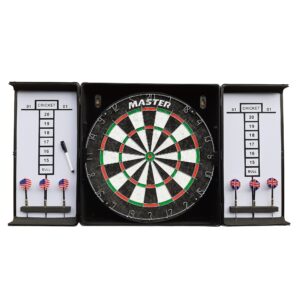 Hliníkový kabinet s terčom a šípkami MASTER MASTER www.ampera.sk