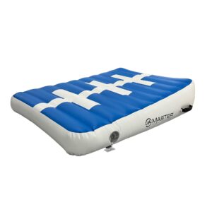 Incline mat MASTER nafukovací klin 120 x 90 x 10-30 cm - modrá - biela MASTER www.ampera.sk