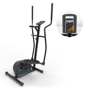 KLARFIT Myon Cross, eliptický trenažér, záťažové koleso 12 kg, SilentBelt System Ampera.SK