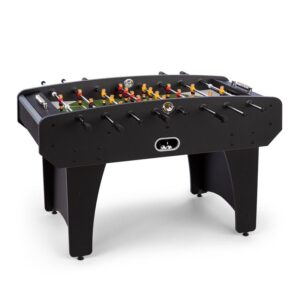 KLARFIT Old Trafford, stolný futbal, 118 x 68 cm, drevo/MDF, čierny Ampera.SK