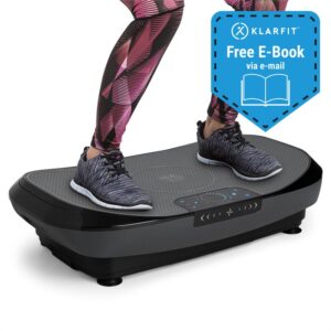 KLARFIT VIBE 4DX Pro, vibračná plošina, 300 W, 4 režimy, 4DX TripleMotor, sivá, čierna Ampera.SK