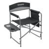 Kempingová skladacia stolička KING CAMP s opierkami ASH B10 - čierno-šedá KING CAMP www.ampera.sk