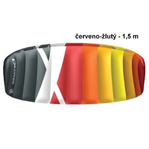 Kite komorový CROSS Air červeno-žltý - vel. 1