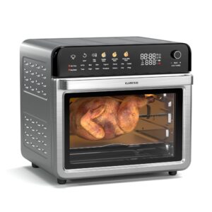 Klarstein AirGlaze Digital teplovzdušná fritéza, 2200 W, 19 programov, vrátane príslušenstva, ktoré možno umývať v umývačke riadu Ampera.SK