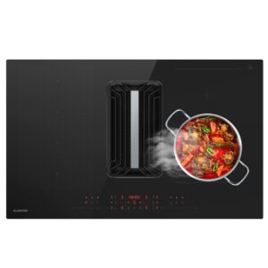 Klarstein AirJet Hybrid Down Air System, Indukčná varná doska s integrovaným digestorom, 600 m³/h, EEK A+ Ampera.SK