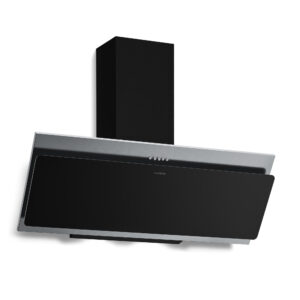 Klarstein Alessia šikmý digestor | režim odsávania vzduchu a recirkulácie | nehrdzavejúca oceľ | 404 m³/h | 90 cm Ampera.SK