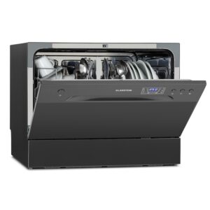 Klarstein Amazonia 6, umývačka riadu, 1300 W, na 6 súprav riadu, energet. trieda F, 49 dB, tlačidlové ovládanie Ampera.SK