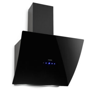 Klarstein Annabelle 60, digestor, 60 cm, nástenný, 595 m³/h, dotykový panel, sklo, čierny Ampera.SK